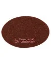 Ovalo 66x45mm Chocolate
