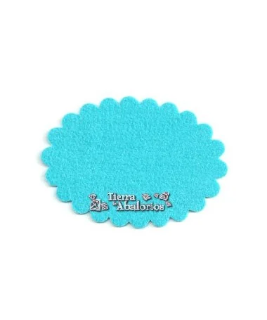 Nube 90x60mm Turquesa