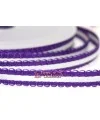 Cinta Picot 9mm Morado y Plata