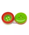 Botón 17mm Rojo, Naranja, Lila y Verde