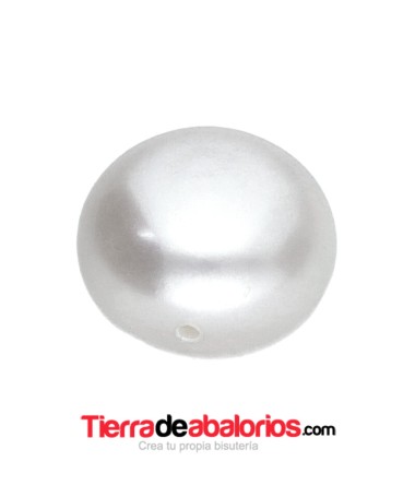 Perla de Nacar, Moneda 11x8mm Blanca