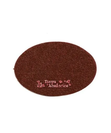 Ovalo 70x50mm Marrón