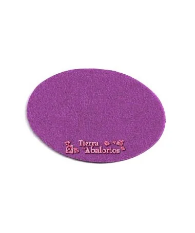 Ovalo 70x50mm Lila