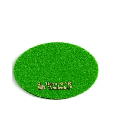 Ovalo 66x45mm Verde Hierba