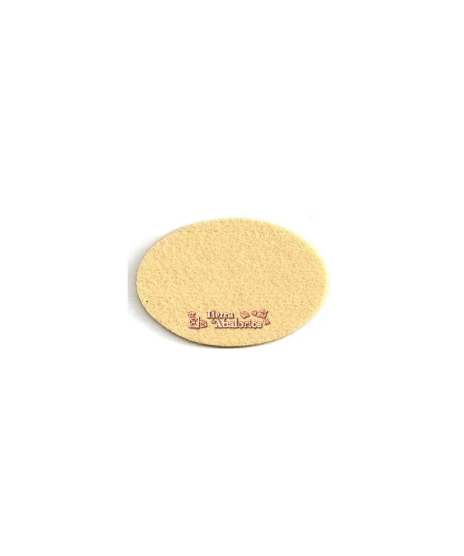 Ovalo 66x45mm Beige