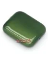 Resina Rectangular 25x23mm Agujero 1,9mm Khaki Metalizado