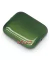 Resina Rectangular 25x23mm Agujero 1,9mm Khaki Metalizado