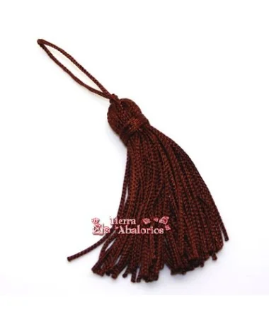 Borla de Rayón 50mm, Marrón Café Borla de Rayón 50mm, Marrón Café