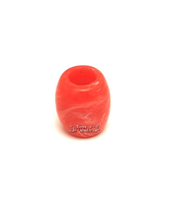Resigem Barril 22x10mm Agujero 11mm Passion Red