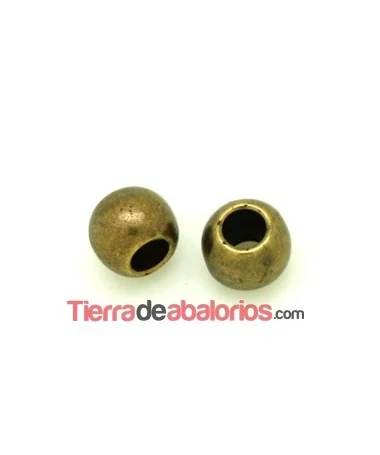 Bola Laminada 10mm Agujero 5mm, Oro Viejo