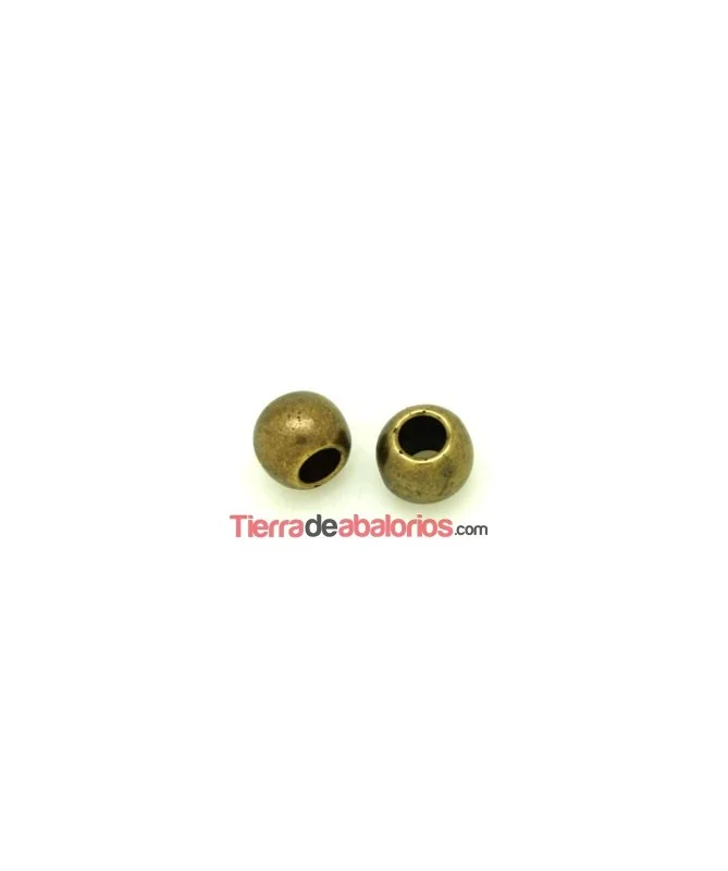 Bola Laminada 10mm Agujero 5mm, Oro Viejo
