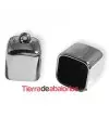 Terminal Laminado 25x20mm Agujero 17x17mm Plata Rodio