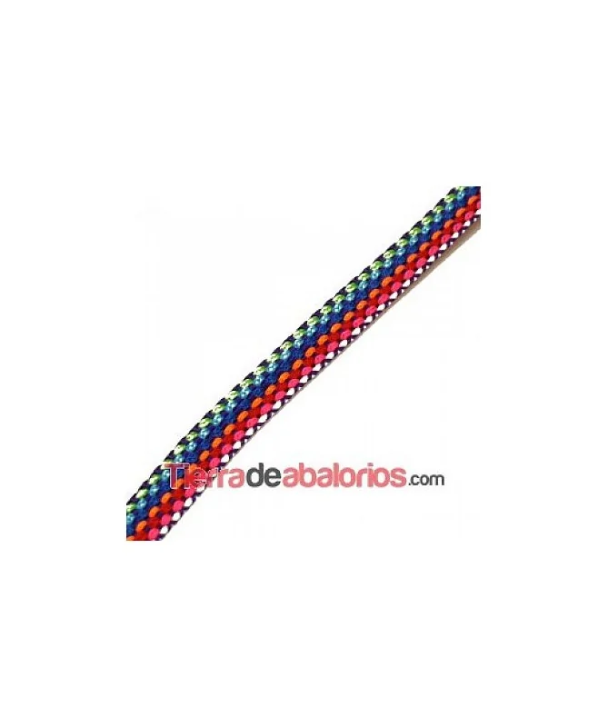 Tira Plana de Algodón 10mm Multicolor