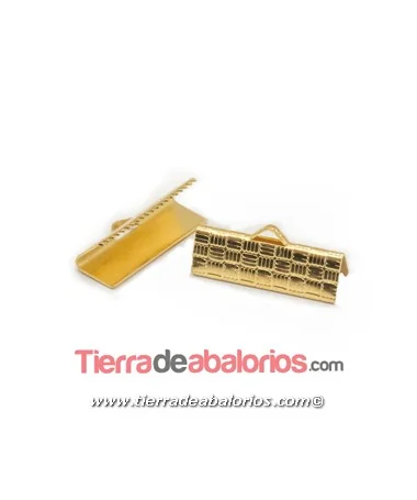 Terminal Ancho 19x6mm, Dorado
