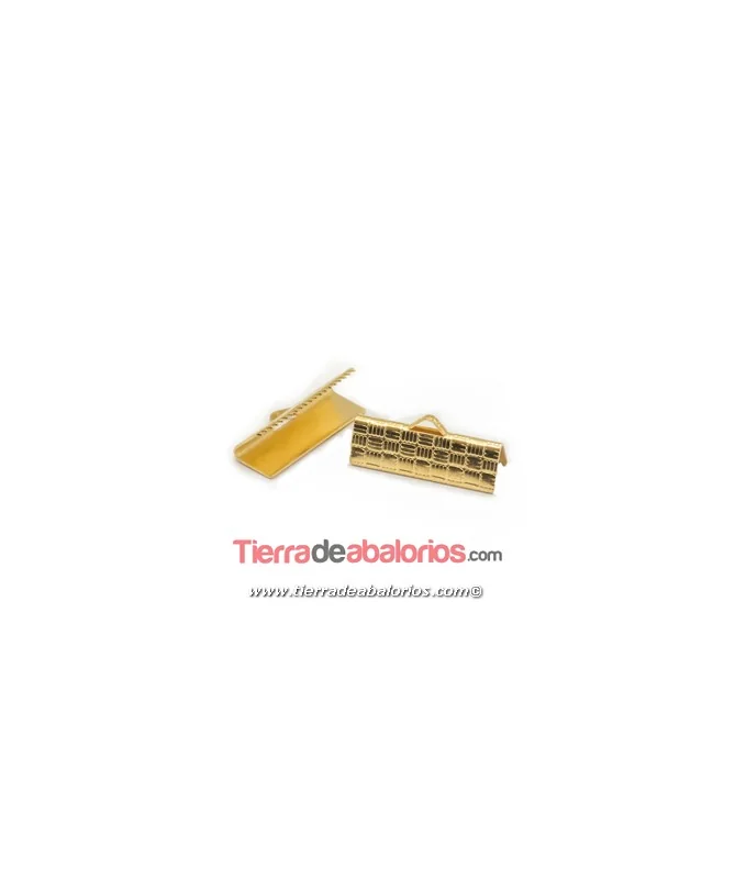 Terminal Ancho 19x6mm, Dorado