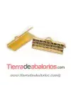 Terminal Ancho 19x6mm, Dorado