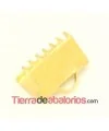 Terminal Ancho 10x6mm, Dorado
