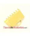 Terminal Ancho 10x6mm, Dorado