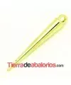 Spike Colgante Laminado de 35x5mm Dorado