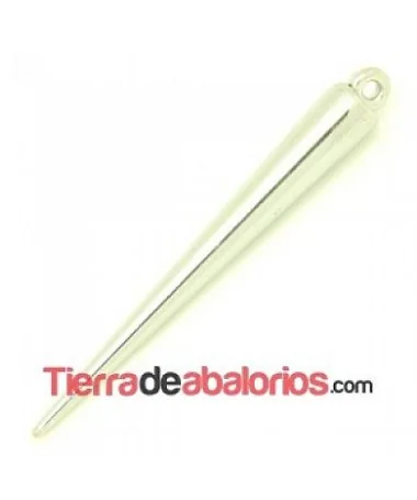 Spike Colgante Laminado de 52x6,5mm Plateado