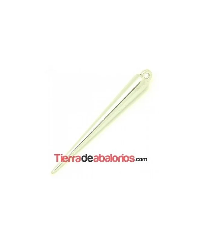 Spike Colgante Laminado de 52x6,5mm Plateado