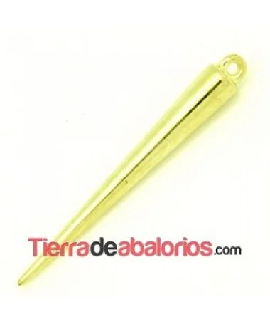Spike Colgante Laminado de 52x6,5mm Dorado