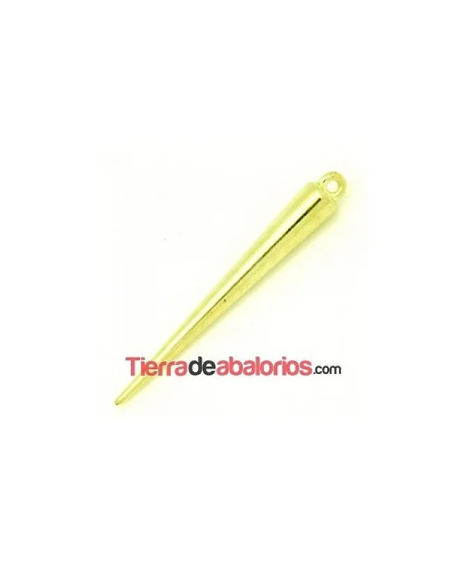 Spike Colgante Laminado de 52x6,5mm Dorado