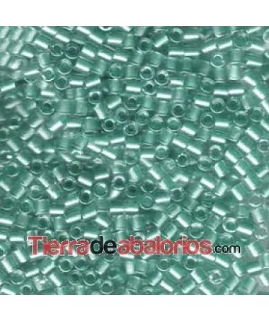 Delica Miyuki 8/0 - DB0904 - Sparkling Turquoise Crystal Delica Miyuki 8/0 - DB0904 - Sparkling Turquoise Crystal