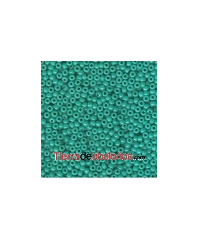 Rocalla Miyuki 8/0 Opaque Turquoise Green Rocalla Miyuki 8/0 Opaque Turquoise Green