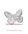 Colgante Filigrana Mariposa 16x6mm, Plateada