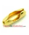 Terminal para Cadena de Bolas de 3mm, Dorado