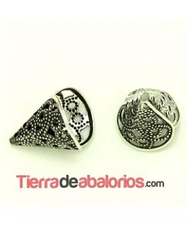 Capuchón 15mm, Plata Vieja Capuchón 15mm, Plata Vieja