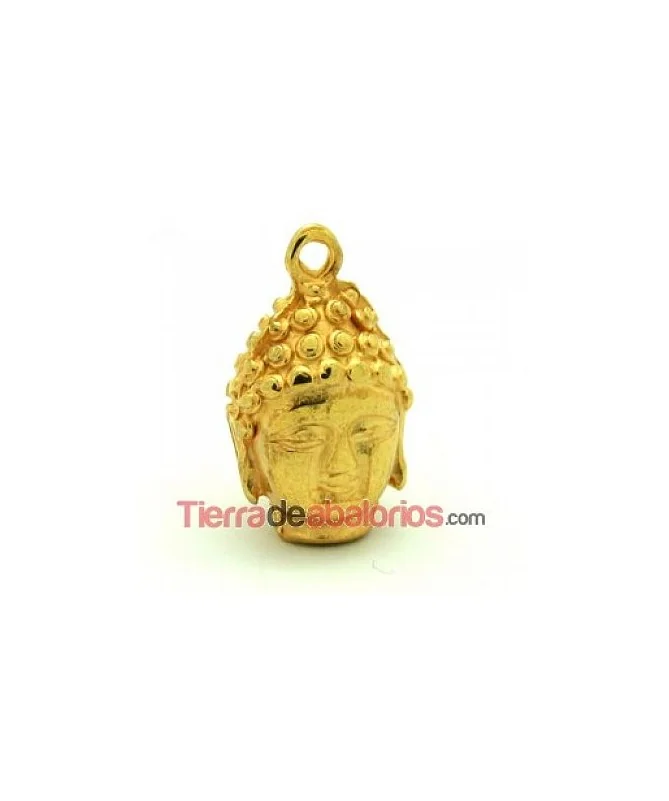 Terminal Buddha con Anilla de 23x14mm Agujero 5mm Dorado