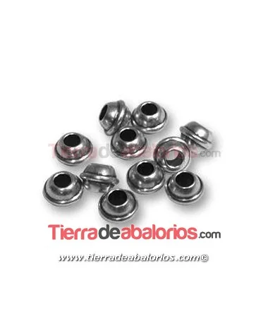 Bola Ribete 6mm Agujero 2mm, Plateada