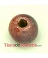 Cerámica Bola 12mm Agujero 3,5mm Púrpura