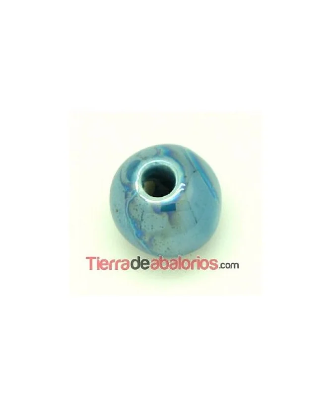 Cerámica Bola 12mm Agujero 3,5mm Sky Blue