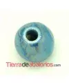 Cerámica Bola 12mm Agujero 3,5mm Sky Blue