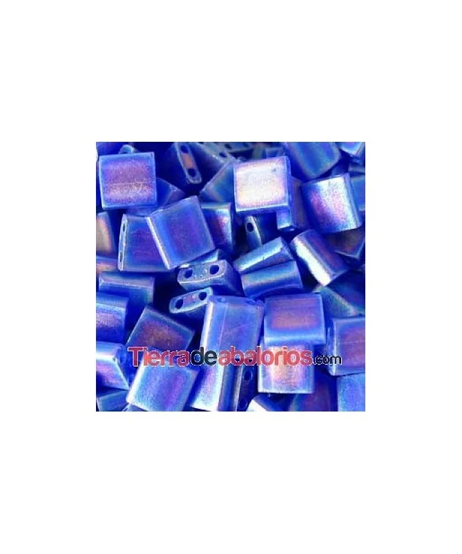 Tila Bead Miyuki 5mm TL0151FR Cobalt AB Matte