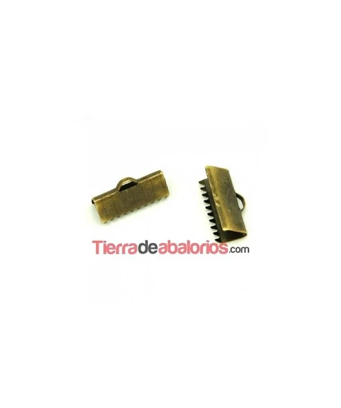 Terminal Ancho 15x5mm, Oro Viejo