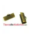 Terminal Ancho 15x5mm, Oro Viejo