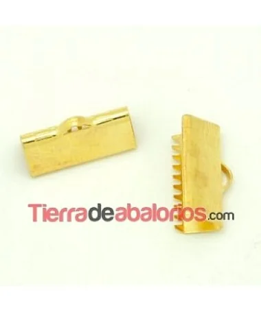 Terminal Ancho 15x5mm, Dorado