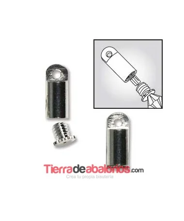 Terminal con Rosca 10x4mm, Plateado Terminal con Rosca 10x4mm, Plateado