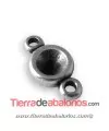 Conector 12mm para Chatón SS39, Plateado