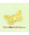 Colgante Filigrana Mariposa 16x6mm, Dorada