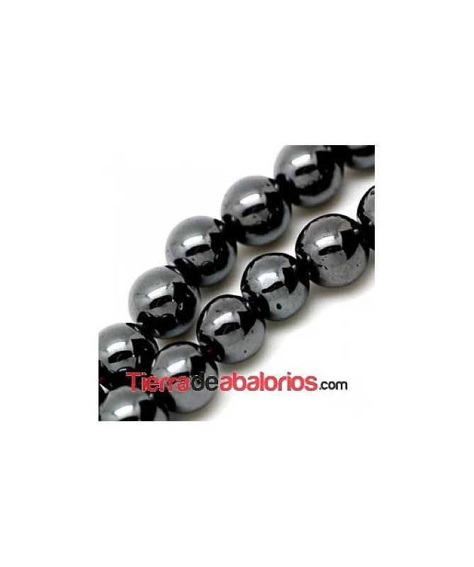 Hematite Bola 10mm Agujero 2mm