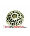 Casquilla 8mm Agujero 1,8mm, Plateada