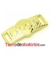 Entrepieza Calavera 41x17mm Agujero 10x3mm Dorada