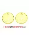 Medalla 13mm Hecho a Mano - Made In Spain, Dorada