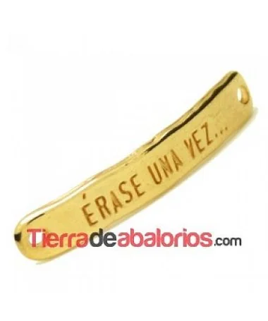 Entrepieza Curvada 40x7mm - Érase una Vez - Dorada Entrepieza Curvada 40x7mm - Érase una Vez - Dorada