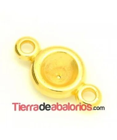 Conector 12mm para Chatón SS39, Dorado